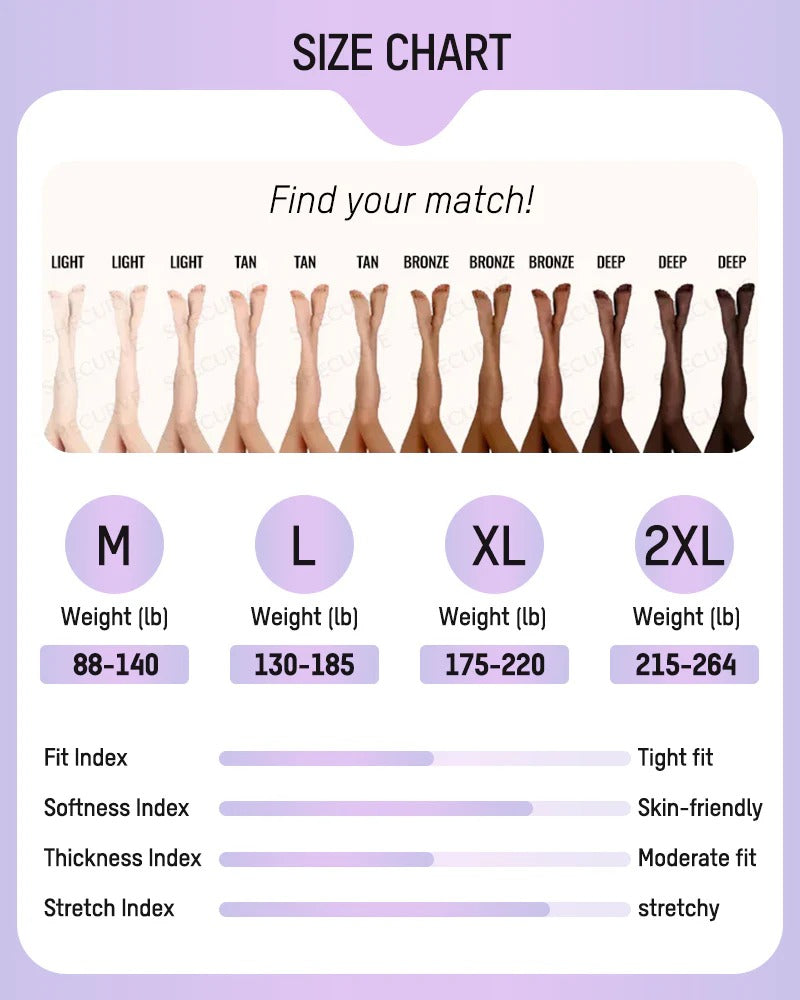 Translucent Fleece Lined Tights