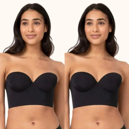 strapless push up bra