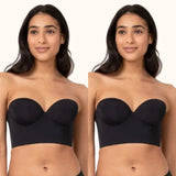 strapless push up bra