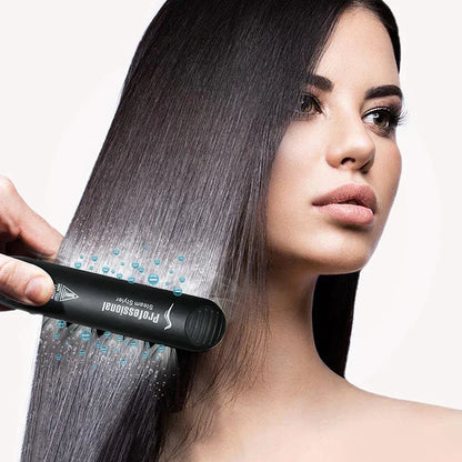 PROFESSIONAL STEAM HAIR STRAIGHTENER