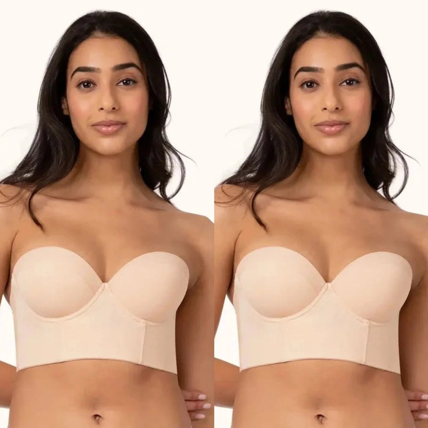 strapless push up bra