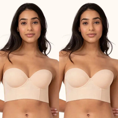 strapless push up bra