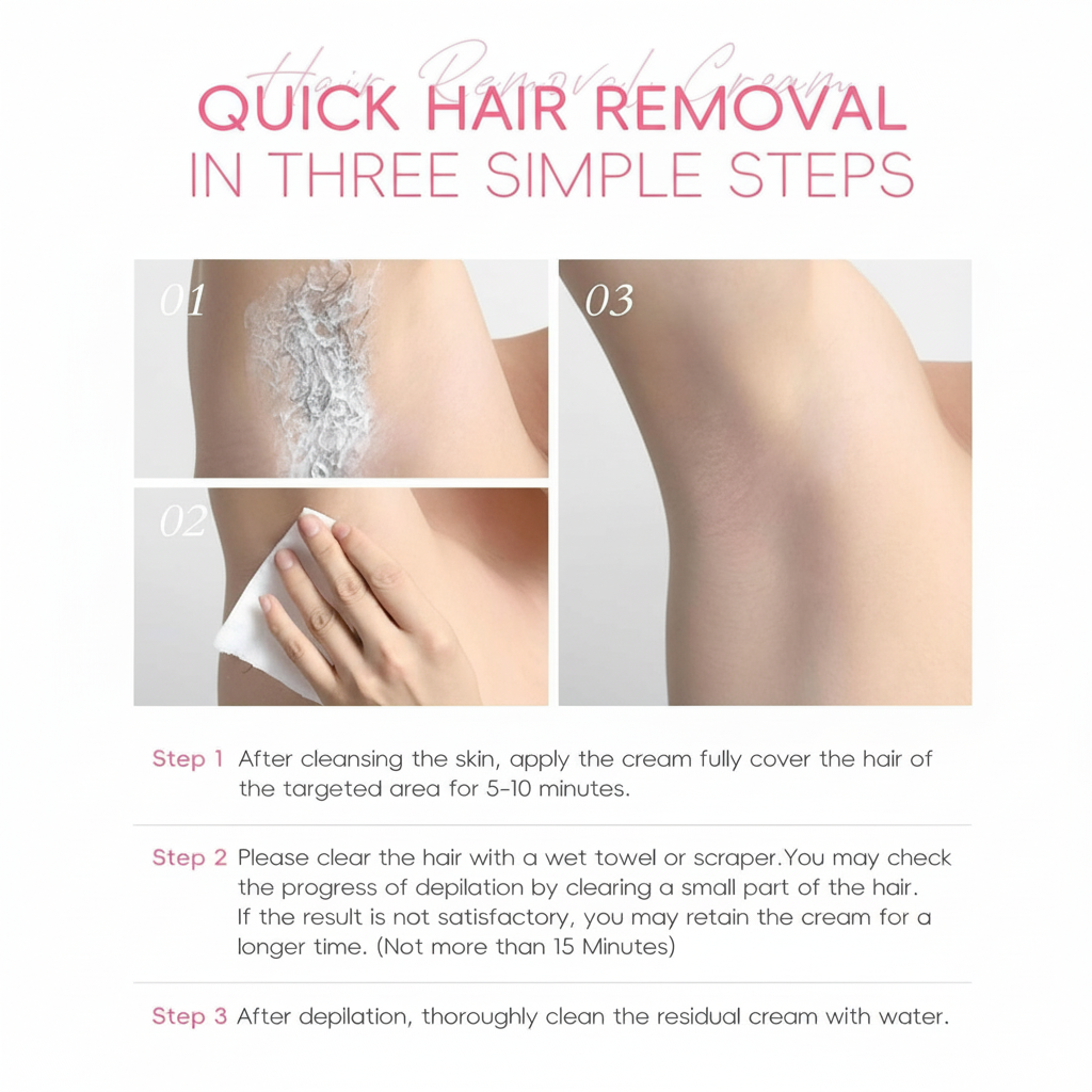 No-shave Body Hair Removal Cream