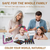 Temporary hair color comb