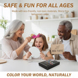 Temporary hair color comb