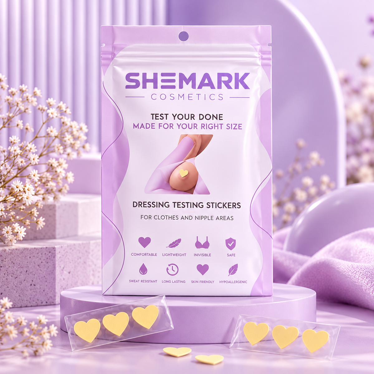 Shemark™ Night-Out Test Stickers