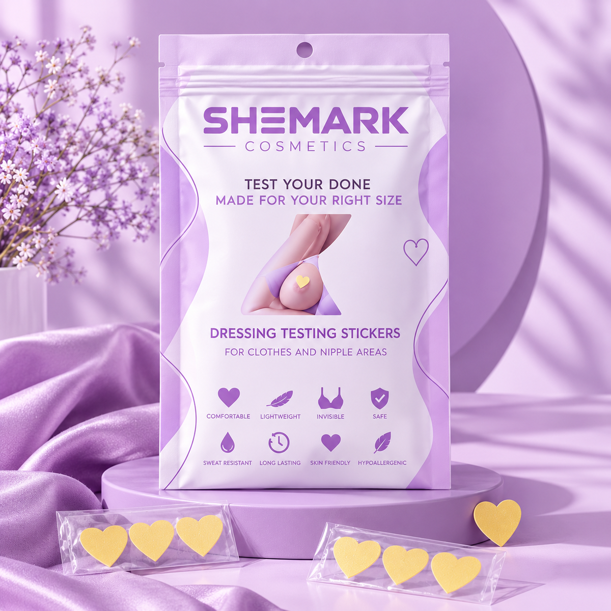 Shemark™ Night-Out Test Stickers