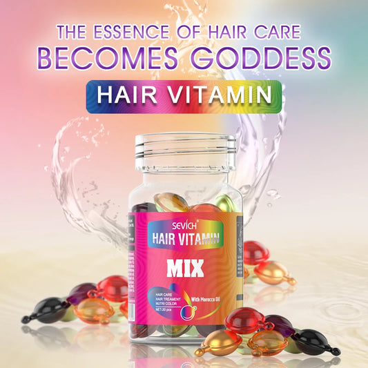 Hair Repair Oil Capsules with Keratin