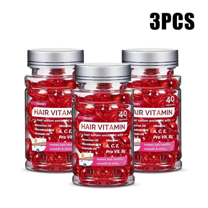 Argan Vitamin Oil Capsules – Split End & Damage Repair (40 Ct)