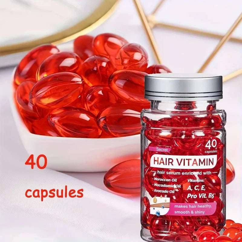 Argan Vitamin Oil Capsules – Split End & Damage Repair (40 Ct)