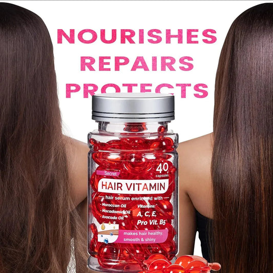 Argan Vitamin Oil Capsules – Split End & Damage Repair (40 Ct)