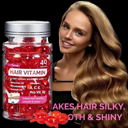 Argan Vitamin Oil Capsules – Split End & Damage Repair (40 Ct)
