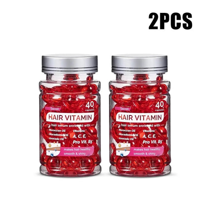 Argan Vitamin Oil Capsules – Split End & Damage Repair (40 Ct)