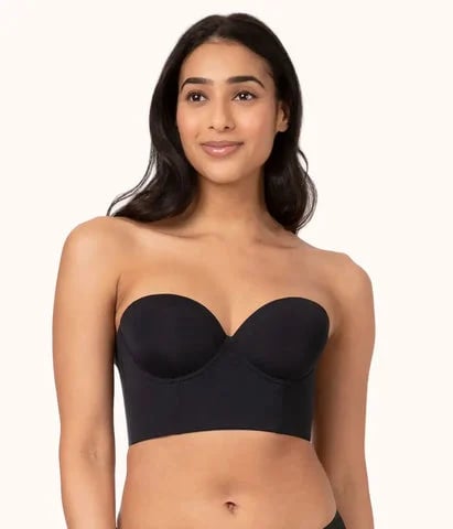 strapless push up bra